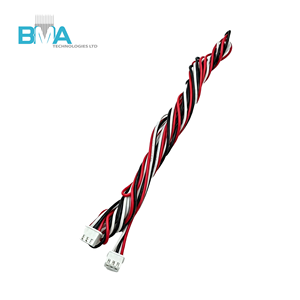 Kabel Ekstensi Kustom 3-Pin 2.54mm Pitch JST XH Wire Harness 22AWG Hitam Merah Putih untuk Koneksi - Product Image 2