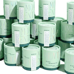 Tubos de Papel Biodegradables Personalizados para Café y Té con Tapa Metálica, Tubo de Papel de Grado Alimenticio para Envasado Interno - Product Image 1