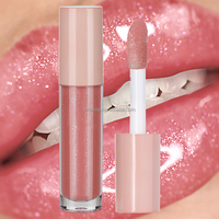 Grosir L607 Top jual gliter Vegan berkilau menakjubkan pemadat bibir Gloss Label pribadi Lipgloss