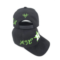 Gorra de Béisbol con Bordado 3D, Forro de Satén, Visera Curva de Gamuza, San Diego Paredes, Gorras de Gamuza Personalizadas