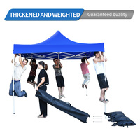 Carpa Publicitaria Plegable 3x3 Impermeable con Impresión de Logotipo Personalizado para Eventos al Aire Libre y Ferias Comerciales