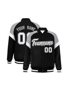 Áo khoác Varsity nam may đo theo yêu cầu, phong cách đường phố, áo khoác bóng chày có logo OEM, bán buôn quần áo thể thao cho người lớn - Product Image 2