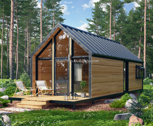 Ánh sáng khung thép bão bằng chứng log cabin Bộ dụng cụ prefab biệt thự nhà để bán với AU <span class=keywords><strong>NZ</strong></span> tiêu chuẩn - Product Image 4
