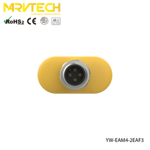 อะแดปเตอร์เชื่อมต่อ M12 A-code Y-W ตัวผู้-ตัวเมีย 3/4/5 ขา สำหรับระบบอัตโนมัติในโรงงาน กล่องเซ็นเซอร์/แอคชูเอเตอร์ - Product Image 4