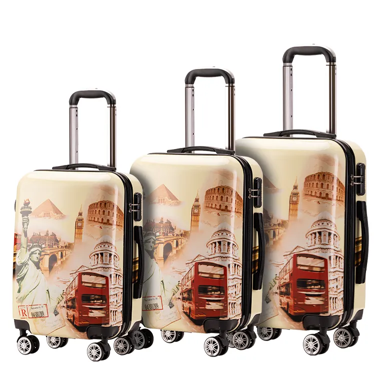 Großhandel New Unisex Hardside PC-Gepäcks ets Anzug koffer Taschen Trolley-Koffer Reisekoffer mit Spinner