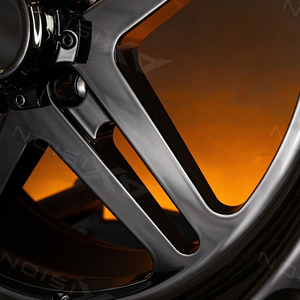 Rines de Aluminio Forjado Personalizados 20x9 20x10 Pulidos de 5 Birlos Escalonados con Offset Personalizado para Autos Clásicos, Muscle Cars y Camionetas de Exhibición Bajadas - Product Image 4