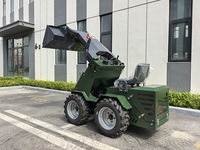OMITECH Direkt vom Werk Mini-Kompaktlader Radlader Dieselmotor 0,12m Kompaktschaufel Kurzer Wendekreis 1 Jahr Garantie