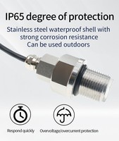 Capteur de rayonnement UV pour tuyaux en acier inoxydable, détecteur de lampe UVA UVB UVC pour pipeline RS485, testeur d'indice ultraviolet haute précision