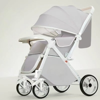 Poussette bébé - Peut être utilisée en position assise ou allongée, légère, pliable, amortissante - Poussette parapluie bébé, poussée bidirectionnelle