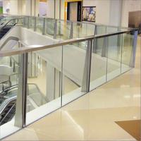 Poteau de balustrade en verre en acier inoxydable 304, résistant aux UV, pour balustrades de terrasse et moulures de plancher, pour garde-corps extérieur, garantie 3 ans
