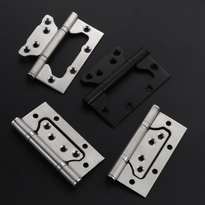 Bisagras de acero inoxidable de 3 y 4 pulgadas con apertura de 180 grados, diseño minimalista de 6 orificios para puertas y ventanas, alta capacidad de carga - Product Image 3