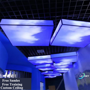 Leart xây dựng trang trí linh hoạt trần DIY Thông Minh Xách tay Faux plafond <span class=keywords><strong>LED</strong></span> đám mây Trần - Product Image 1