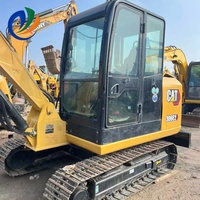 Mini-excavatrice sur chenilles CAT 306E d'occasion, très demandée, prête à l'exportation