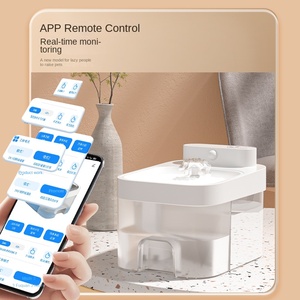 2024 mới mèo đài phun nước cảm biến không dây ứng dụng kiểm soát nhiệt độ không đổi nước thải tách không có hàng tiêu dùng 3L - Product Image 5