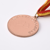 Médailles de Futbol personnalisées Football Run Race Taekwondo Soccer Award Métal Or Ruban Sport Trophées et médailles vierges