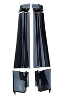 Kit de panneau de porte noir brillant de haute qualité adapté aux accessoires de Protection du corps extérieur Defender L663 90 110 2020-2024