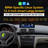 Écran tactile LCD de 12,3 pouces, grand écran, système Linux pour BMW pour les séries 1 E81 E82 E87 de 2007 à 2010