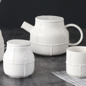 Vaso di latte in ceramica bianca in stile Vintage per caffè per Bar rustico cucina moderna estetica - Product Image 4