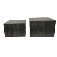 Table basse en bois MDF simple et moderne mobile pour l'intérieur et l'extérieur pour hôtels restaurants salons et chambres à coucher vente en gros