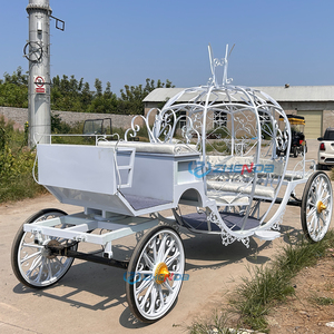 Carruaje de Calabaza de Princesa, Vehículo Turístico de Paseo, <span class=keywords><strong>Carroza</strong></span> de <span class=keywords><strong>Caballos</strong></span> de Hierro de Cuatro Ruedas, Accesorios <span class=keywords><strong>para</strong></span> Películas y Televisión, <span class=keywords><strong>Carroza</strong></span> de <span class=keywords><strong>Boda</strong></span> - Product Image 5