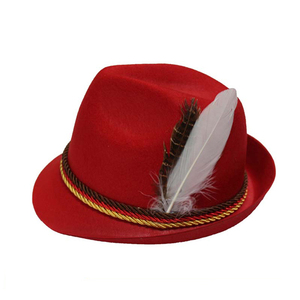 Sombrero de Disfraz Alemán para el Oktoberfest Bávaro con Plumas, Accesorio de Disfraz, Ecoparty - Product Image 4
