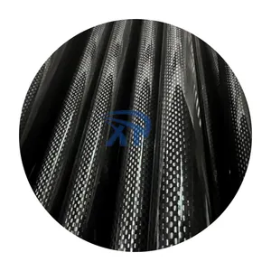Toptan düz gloglo9mm için fabrika kaynağı çok fonksiyonlu 3k karbon fiber tüp