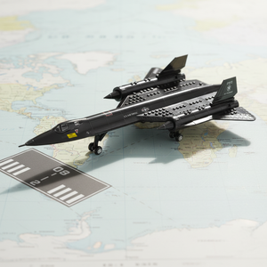 Modèle MOC d'<span class=keywords><strong>avion</strong></span> Blackbird Aerospace 4005 SR-71, 183 pièces, plastique ABS, bricolage, ensemble de blocs de construction à petites particules pour enfants, jouet - Product Image 4