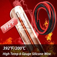 Cable Flexible de Silicona con Cobre Estañado UL3239 de Alta Tensión, 18AWG, 3KV, IP65, -60-200C, para Bujías de Encendido