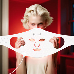 Masque facial de luminothérapie LED Aduro à 7+1 couleurs, lumière rouge <span class=keywords><strong>anti</strong></span>-âge, <span class=keywords><strong>appareil</strong></span> de beauté médicale, étanche, compatible US/CN/AU - Product Image 1