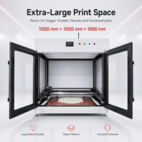 Imprimante 3D grand format, volume d'impression cubique de 1000 mm, technologie FDM, chambre fermée, impression de prototypes industriels, nouvelle, garantie 1 an