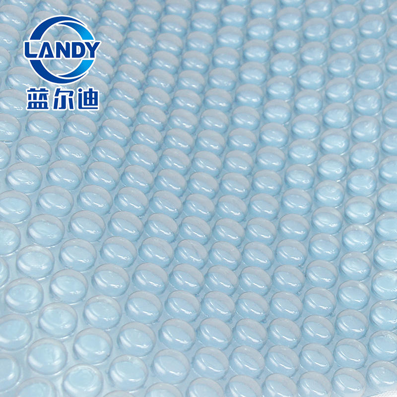 Blue gray swimming pool cover