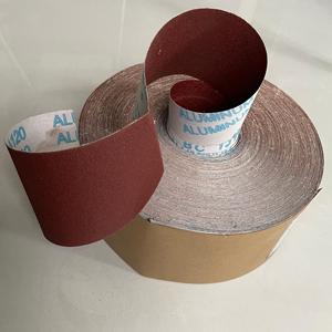 Рулон наждачной ткани P80 115 мм, абразивная бумага из оксида алюминия, незаменима для полировки и отделки древесины - Product Image 5