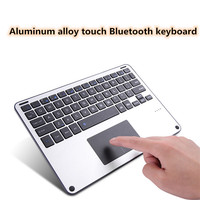 Aluminium Alloy ABS Scissor Tombol Kaki Mini Keyboard Nirkabel untuk Tablet PC Komputer Laptop