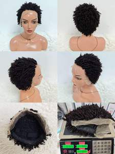 Letsfly $24.6 Promotion Glueless <b>Wigs</b> Wholesales Pixie Short Cut <b>Wigs</b> Remy 100% Human Hair 13x4 Lace Frontal <b>Wig</b> For Black Woman - Product Image 3