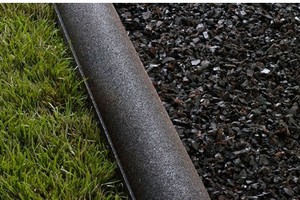 Borde de <span class=keywords><strong>Caucho</strong></span> Reciclado para Área de Juegos en Jardín, Borde de <span class=keywords><strong>Caucho</strong></span> para Césped Compatible con Cortacésped - Product Image 6