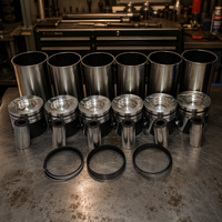 Kit de révision moteur d'origine SINOTRUK KC1560030010 – Ensemble piston, chemise et segments pour camion diesel 290 CV – Pièces de rechange