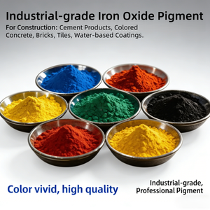 Pigmento de Óxido de Hierro de Grado Industrial al por Mayor, Óxido de Hierro Sintético Rojo/Amarillo/Azul Directo de Fábrica para Concreto y Pintura - Product Image 1