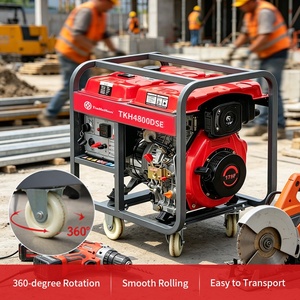 Reliable Diesel Generator 3.5kw <b>Electric</b> Starting Diesel Generator 100% Copper <b>Wire</b> Open Frame Generator - Product Image 6