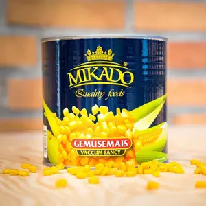 高品质 Mikado 品牌中国罐头食品甜玉米罐头真空包装 2650毫升