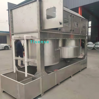 Armoire de filtration à rideau d'eau contrôlée par PLC pour la suppression de la poussière dans les cabines de peinture, en acier inoxydable