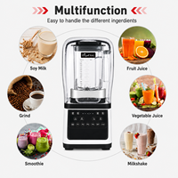 Blender commercial haute performance 2200W, faible bruit, puissance maximale élevée, machine à mélanger puissante