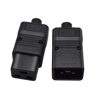 Prise PDU/UPS standard IEC320 C19 C20 16A 250V AC, câble d'alimentation électrique, connecteur, prise amovible, adaptateur femelle/mâle
