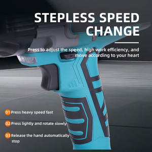 Llave eléctrica sin escobillas con batería de litio de 21V, llave de impacto multifuncional portátil <span class=keywords><strong>para</strong></span> reparación de automóviles, <span class=keywords><strong>pistola</strong></span> de aire <span class=keywords><strong>para</strong></span> andamios - Product Image 5