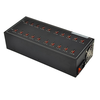 Estación de Carga USB-C de 800W con Múltiples Puertos QC3.0, Cargador con 40 Puertos USB-C y USB-A para Teléfonos Inteligentes, Tabletas y Portátiles, Salida de 12V