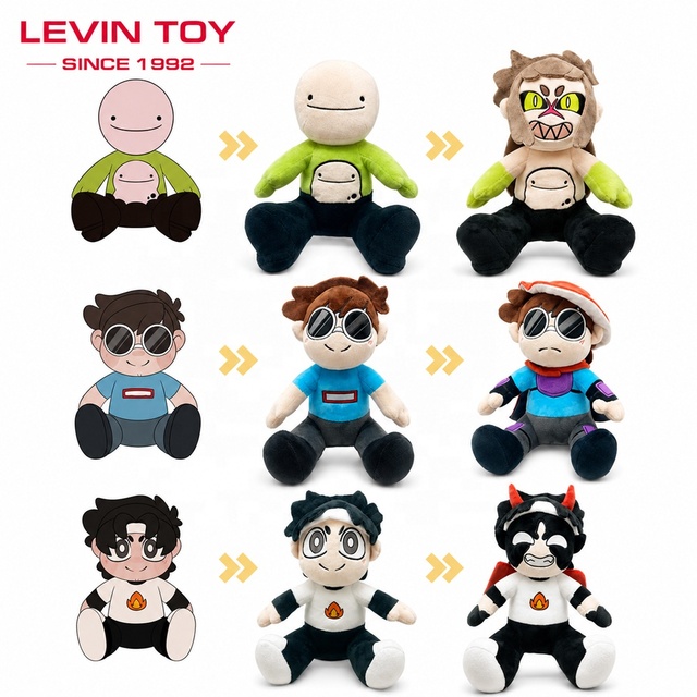 Low MOQ Custom Cartoon Character Plush Doll Manufacturer Anime Style Stuffed Toy Mascot Plushies for Brand Gifts