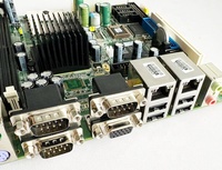 Komputer Tertanam Mini ITX ADVANTECH SBC86822 dengan 6 Port COM, Dukungan LVDS 485, Layar DualView, SATA, Intel Pentium M REV.A4-RC