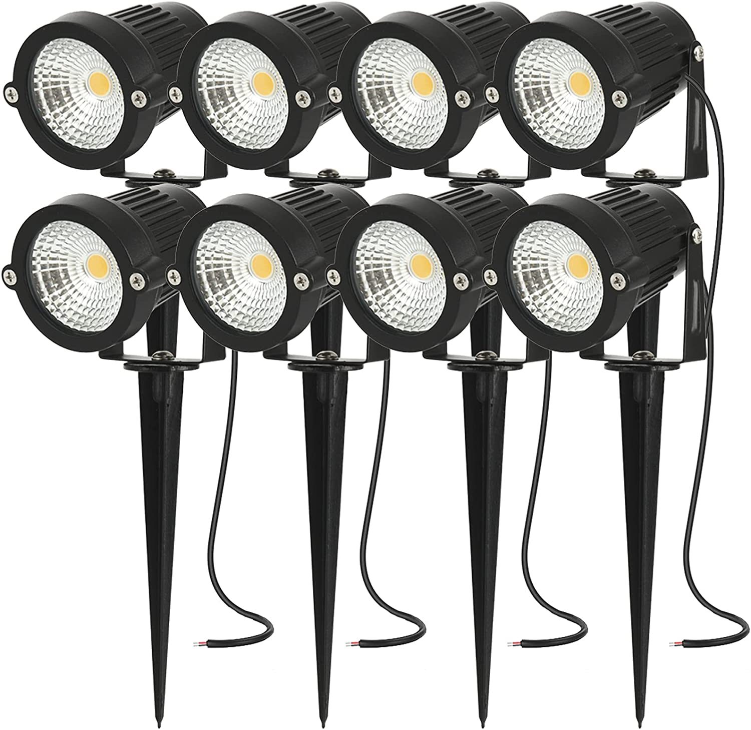 Low Voltage Spotlights Walkway Lights 5W Garden Lights Lawn Lamp Ground Landscape Spike Light Waterproof Spot Bulbs