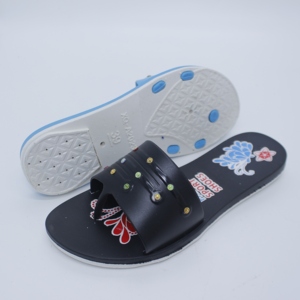 Yuhui 2025 mùa hè của phụ nữ mở Toe phẳng dưới Dép chống trượt thấp gót in <span class=keywords><strong>PVC</strong></span> <span class=keywords><strong>Flip</strong></span>-<span class=keywords><strong>flops</strong></span> xu hướng thời trang dép thiết kế - Product Image 2