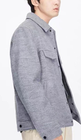 30% laine 70% OTH 600 g/m Melton adapté aux uniformes de baseball, manteaux, vestes, tissus d'automne et d'hiver