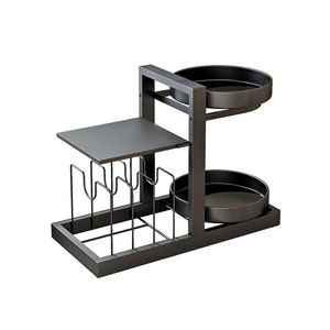 Estante giratorio para especias, organizador de almacenamiento de cocina de varias capas para condimentos y utensilios de cocina, de 8 a 11.9 pulgadas de profundidad - Product Image 5